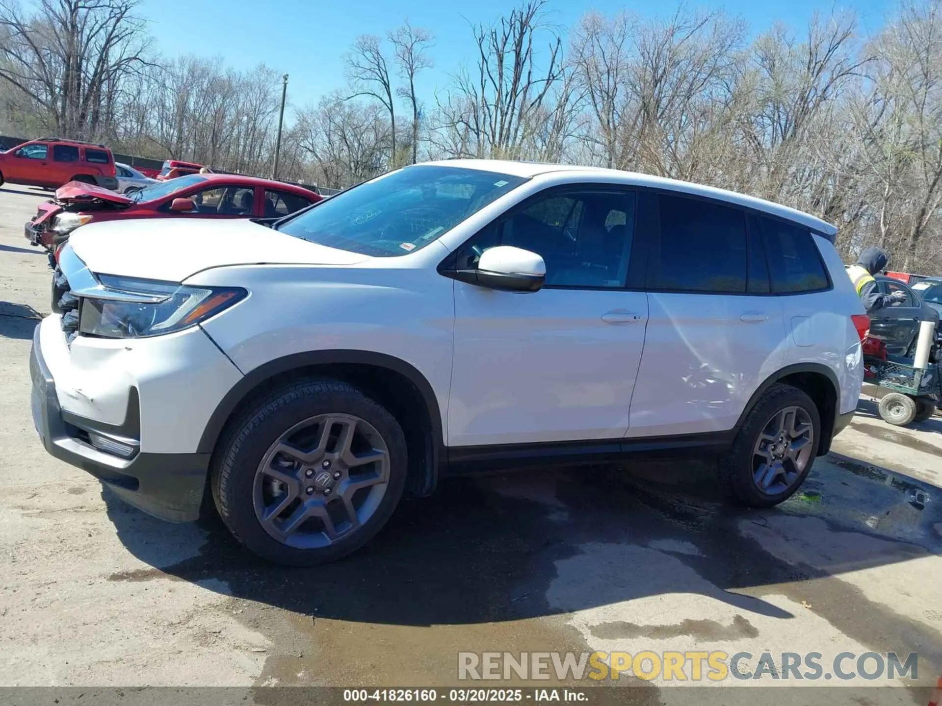 14 Photograph of a damaged car 5FNYF8H56NB008371 HONDA PASSPORT 2022