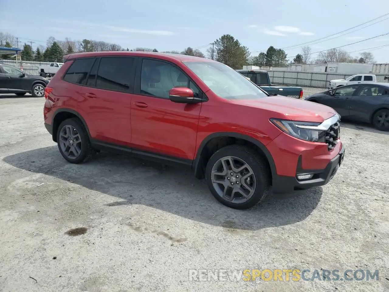 4 Photograph of a damaged car 5FNYF8H59NB021390 HONDA PASSPORT 2022