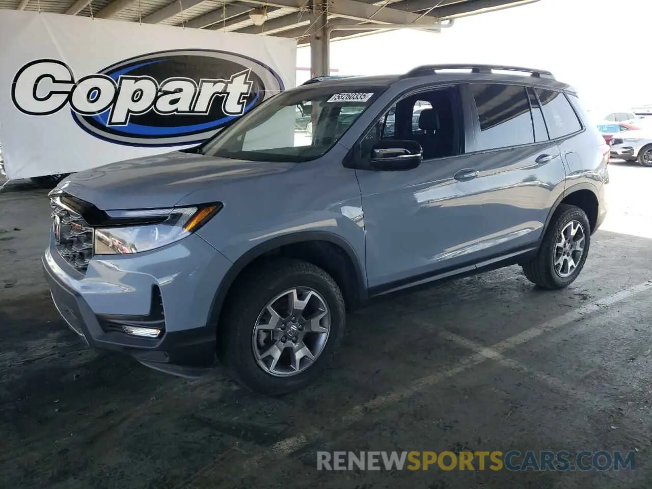1 Photograph of a damaged car 5FNYF8H69NB029269 HONDA PASSPORT 2022