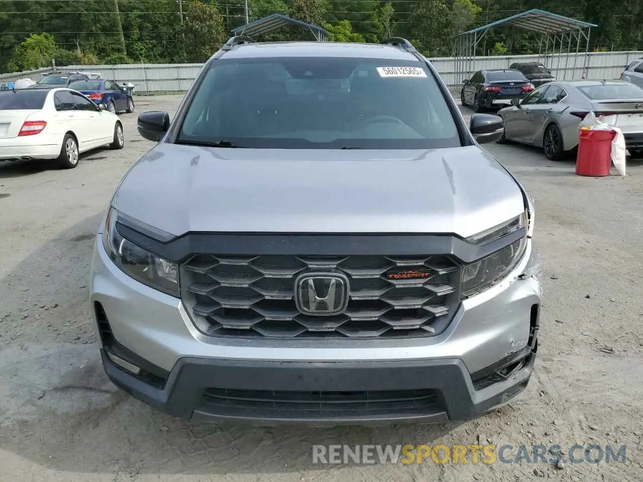 5 Photograph of a damaged car 5FNYF8H6XNB000430 HONDA PASSPORT 2022