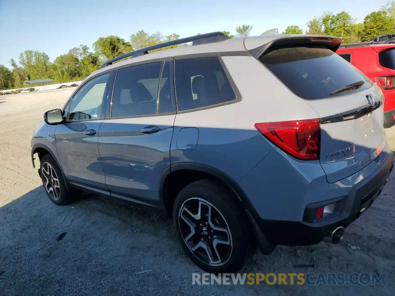 2 Photograph of a damaged car 5FNYF8H03PB032148 HONDA PASSPORT 2023