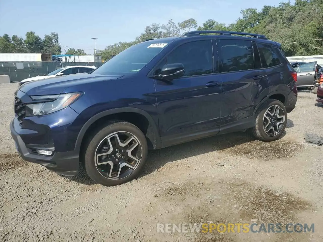 1 Photograph of a damaged car 5FNYF8H04PB014922 HONDA PASSPORT 2023