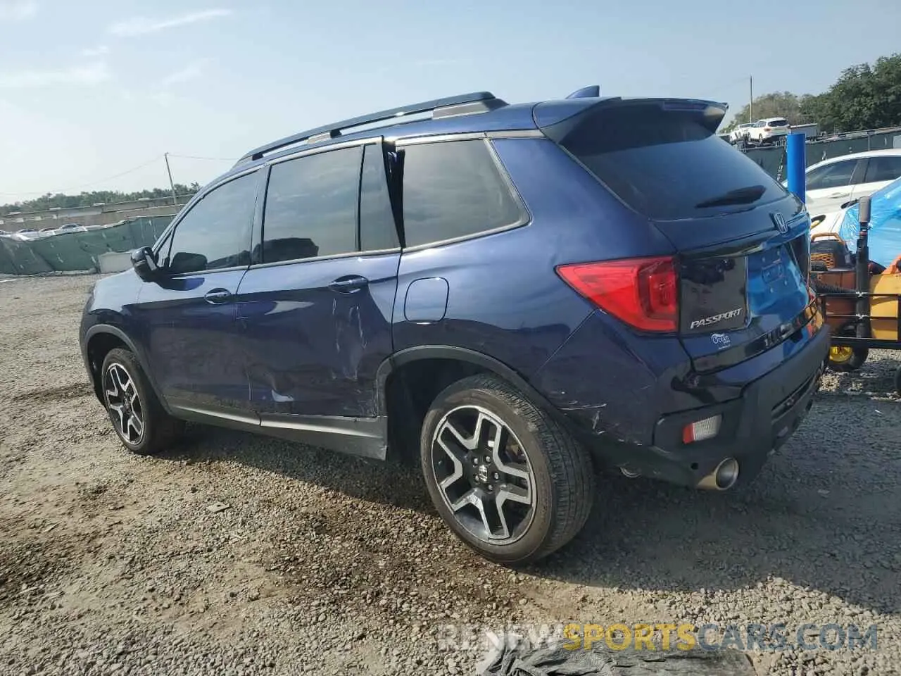 2 Photograph of a damaged car 5FNYF8H04PB014922 HONDA PASSPORT 2023