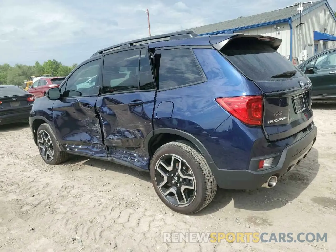 2 Photograph of a damaged car 5FNYF8H07PB036929 HONDA PASSPORT 2023