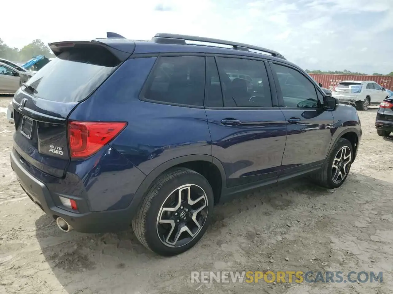 3 Photograph of a damaged car 5FNYF8H07PB036929 HONDA PASSPORT 2023
