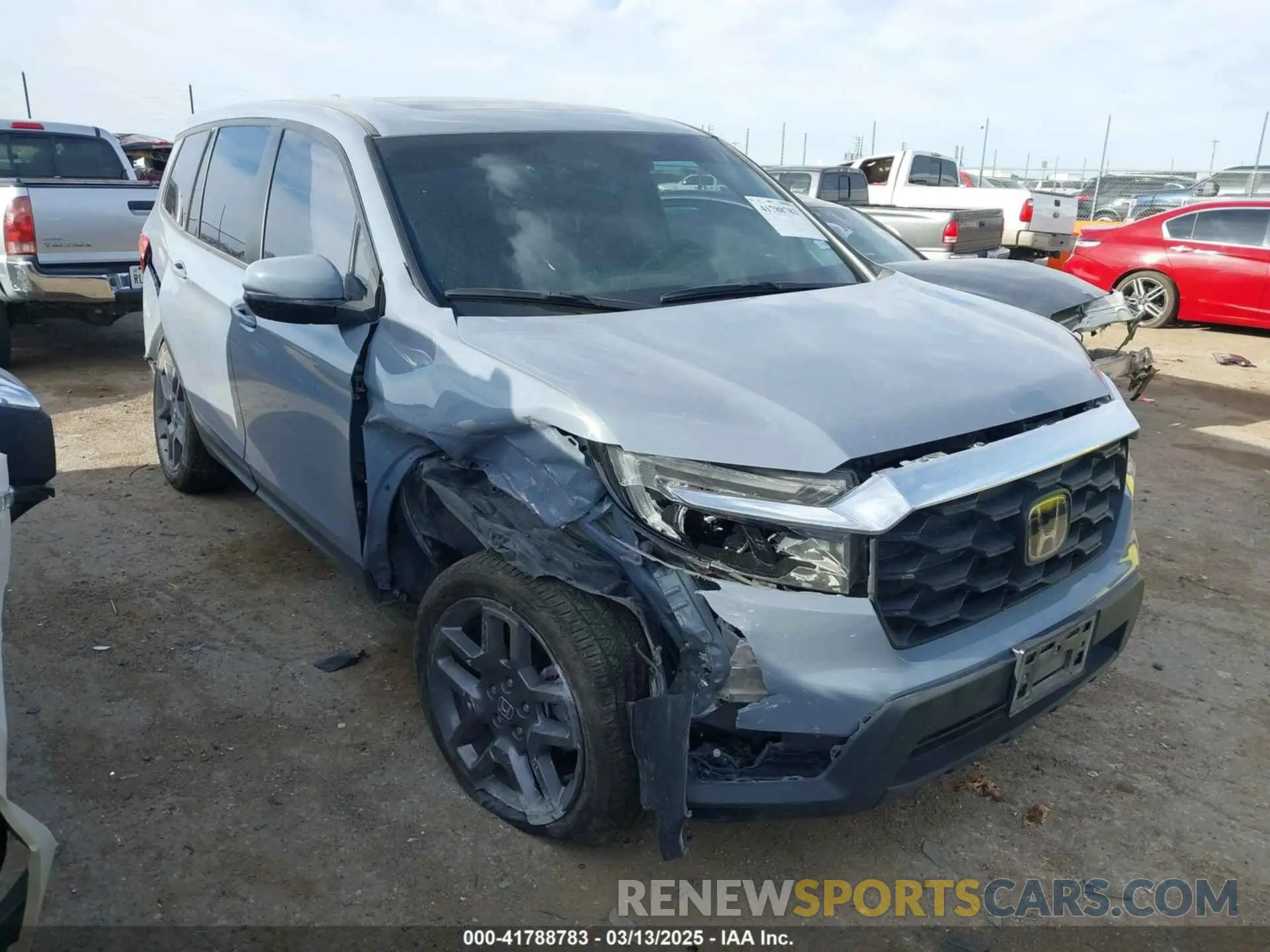 1 Photograph of a damaged car 5FNYF8H52PB027082 HONDA PASSPORT 2023