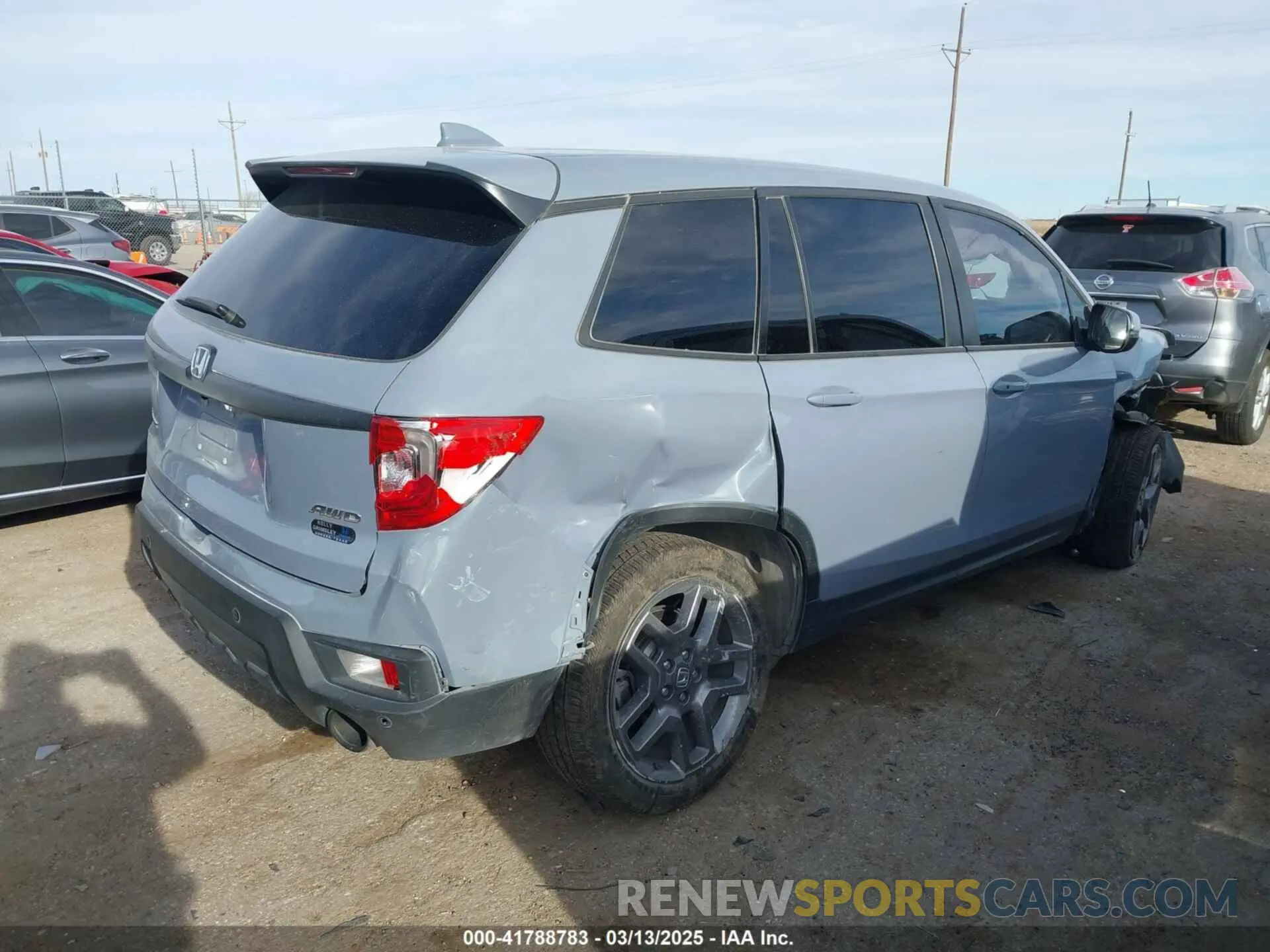 4 Photograph of a damaged car 5FNYF8H52PB027082 HONDA PASSPORT 2023