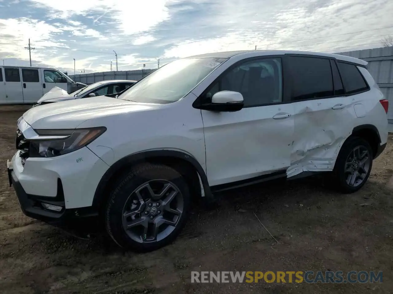 1 Photograph of a damaged car 5FNYF8H54PB002118 HONDA PASSPORT 2023