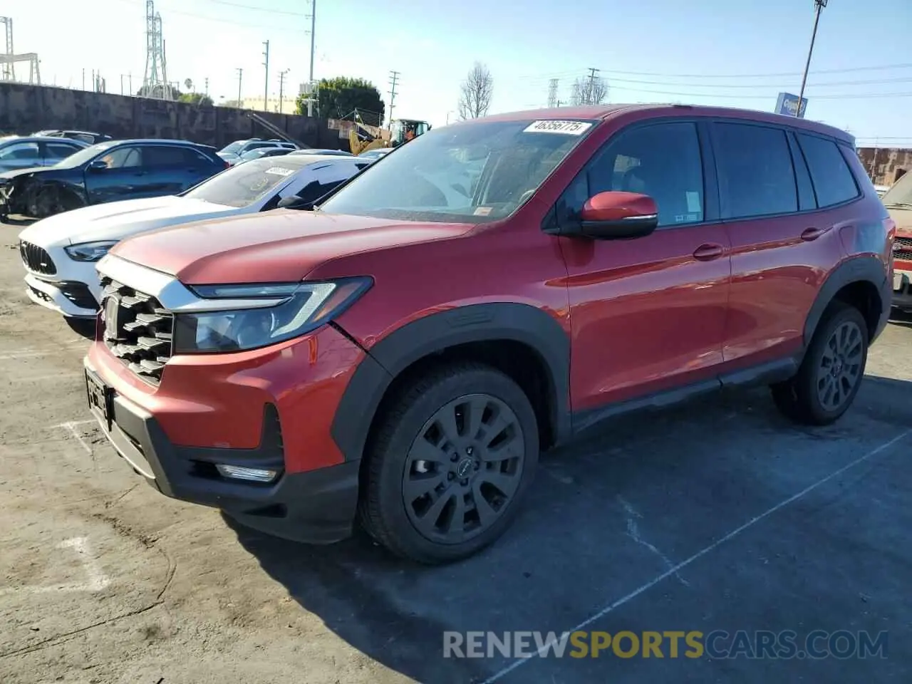 1 Photograph of a damaged car 5FNYF8H54PB036057 HONDA PASSPORT 2023