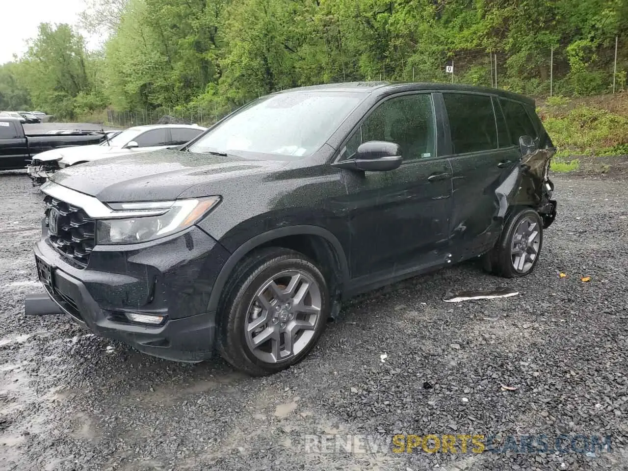 1 Photograph of a damaged car 5FNYF8H55PB022183 HONDA PASSPORT 2023