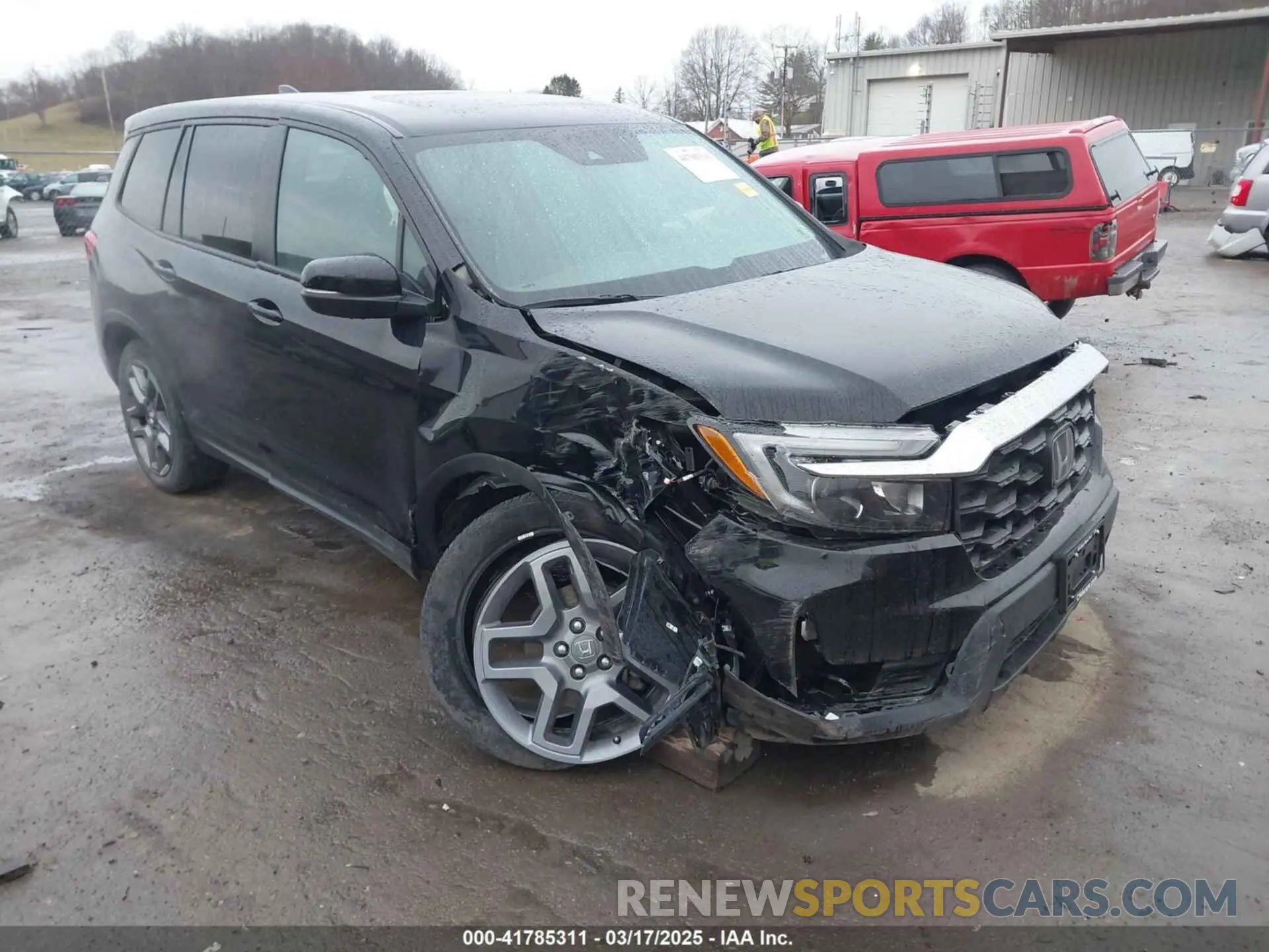 1 Photograph of a damaged car 5FNYF8H56PB024816 HONDA PASSPORT 2023