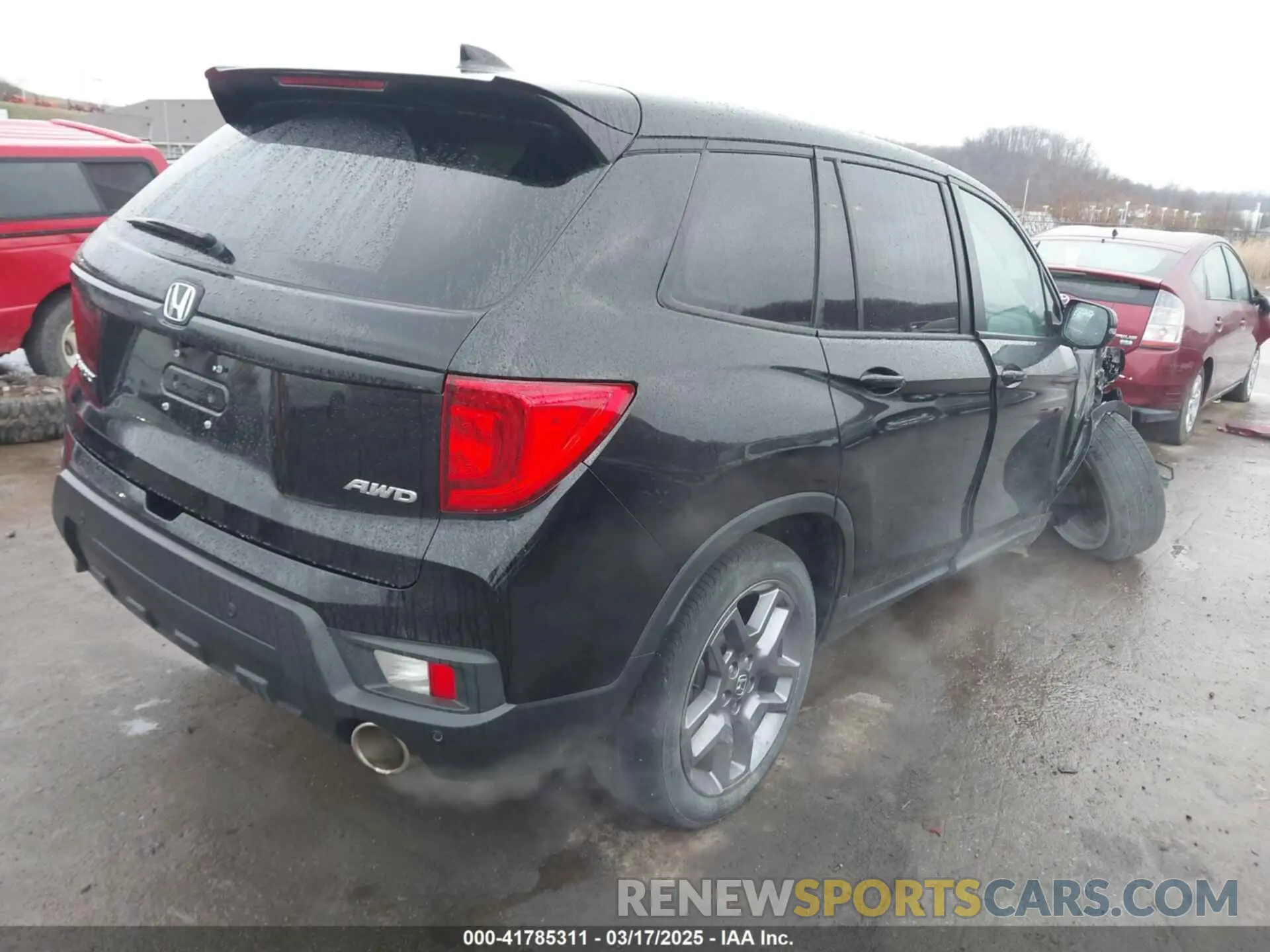 4 Photograph of a damaged car 5FNYF8H56PB024816 HONDA PASSPORT 2023