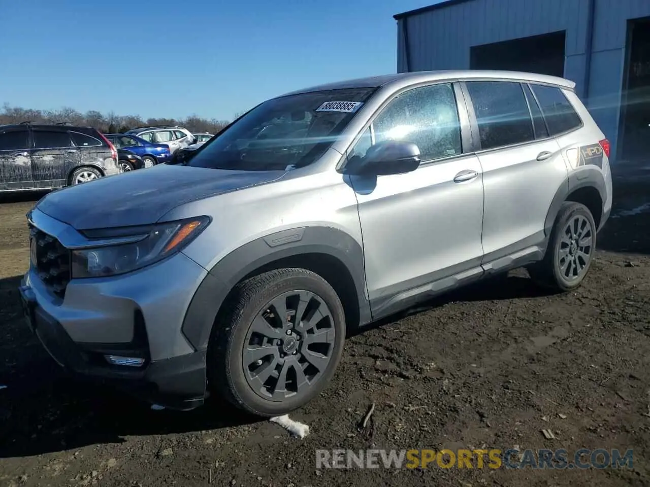 1 Photograph of a damaged car 5FNYF8H56PB037064 HONDA PASSPORT 2023