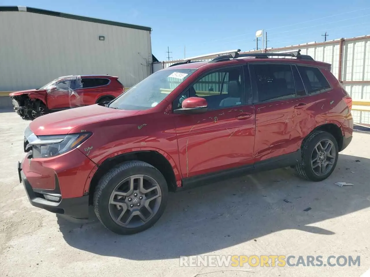 1 Photograph of a damaged car 5FNYF8H57PB007264 HONDA PASSPORT 2023