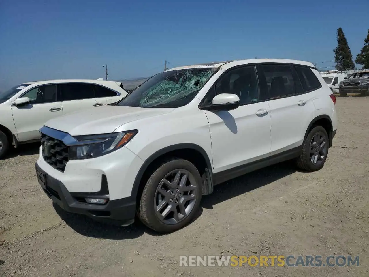 1 Photograph of a damaged car 5FNYF8H59PB010280 HONDA PASSPORT 2023