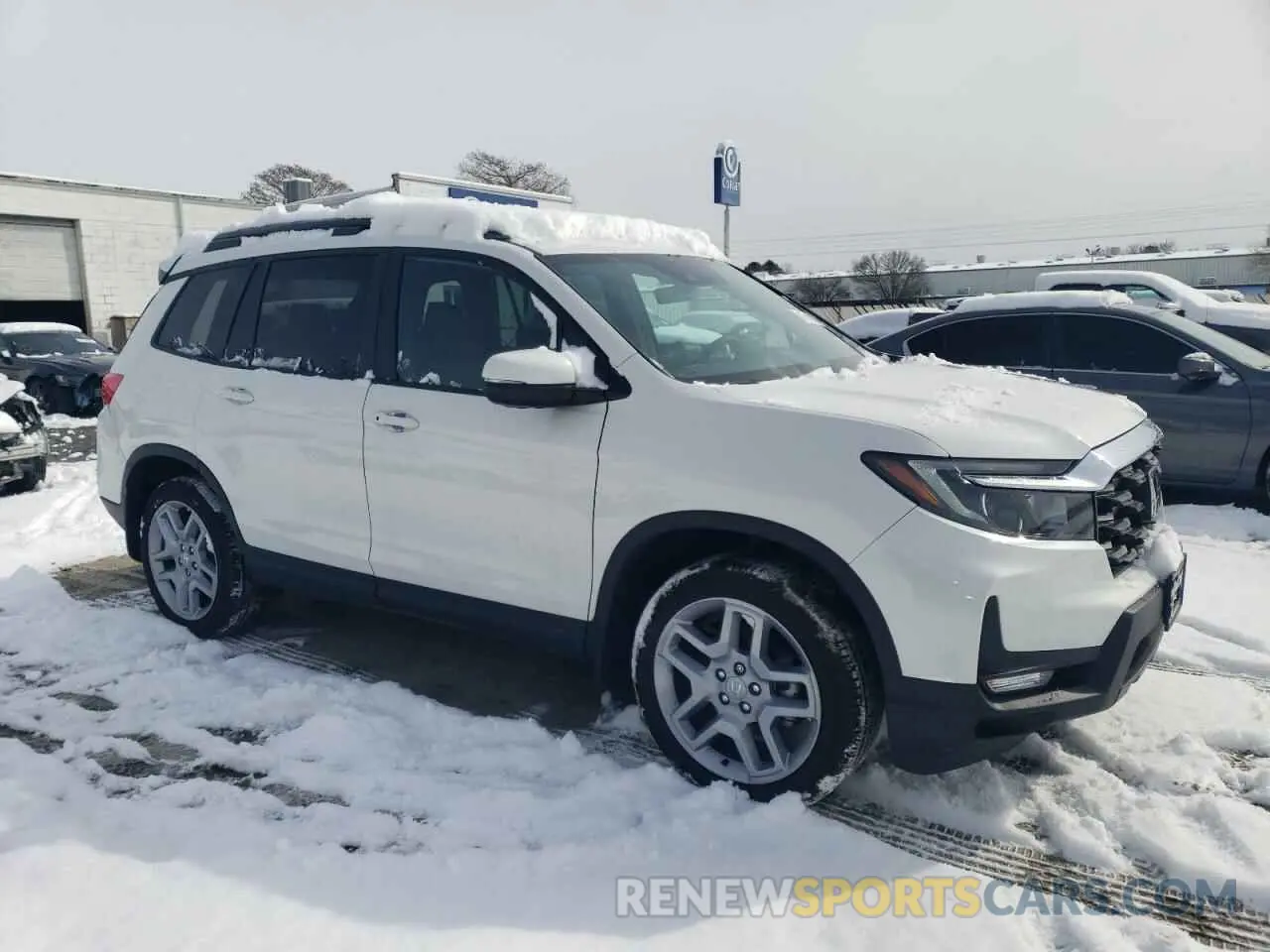 4 Photograph of a damaged car 5FNYF8H50RB023552 HONDA PASSPORT 2024