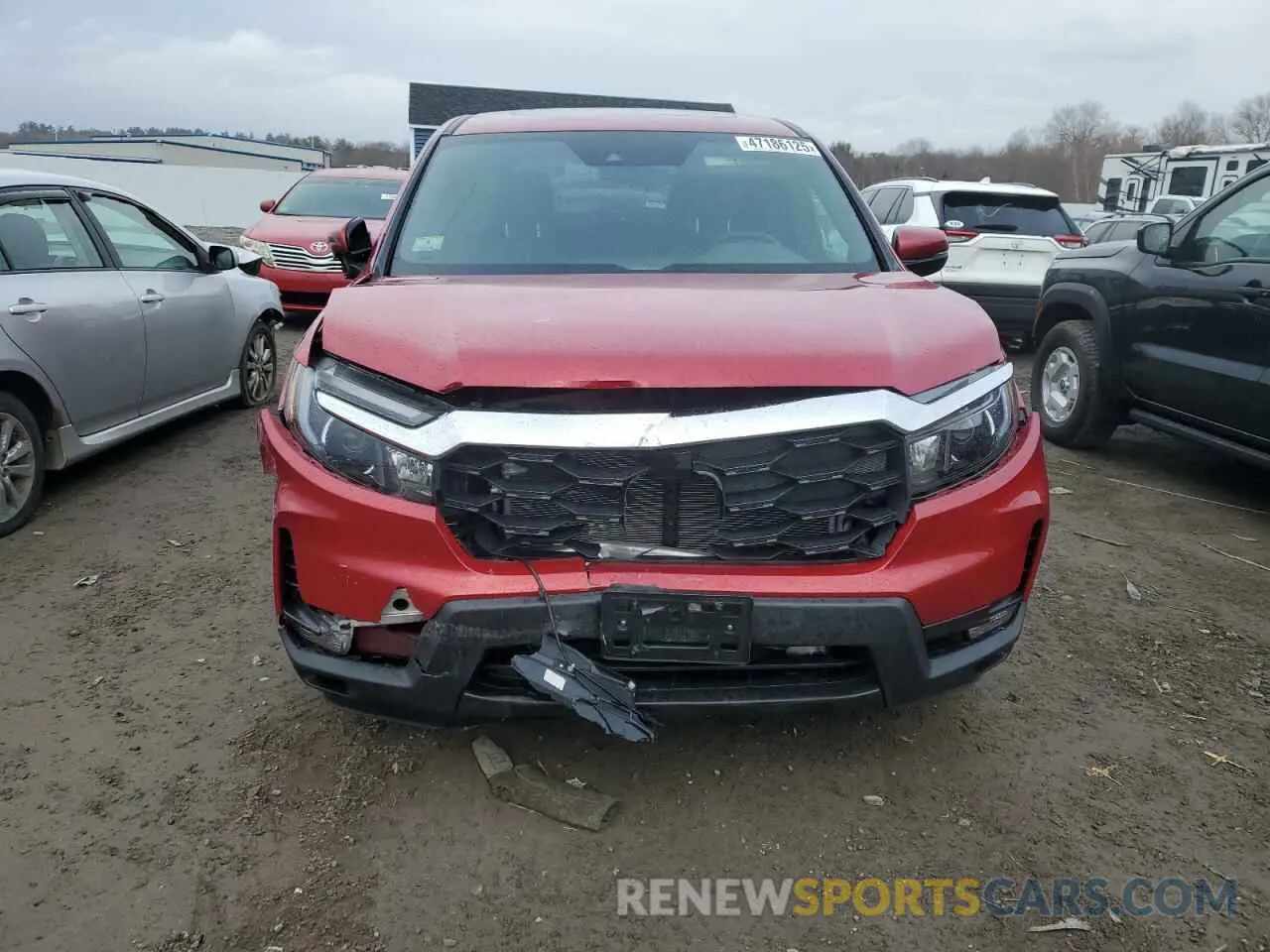 5 Photograph of a damaged car 5FNYF8H52RB010348 HONDA PASSPORT 2024