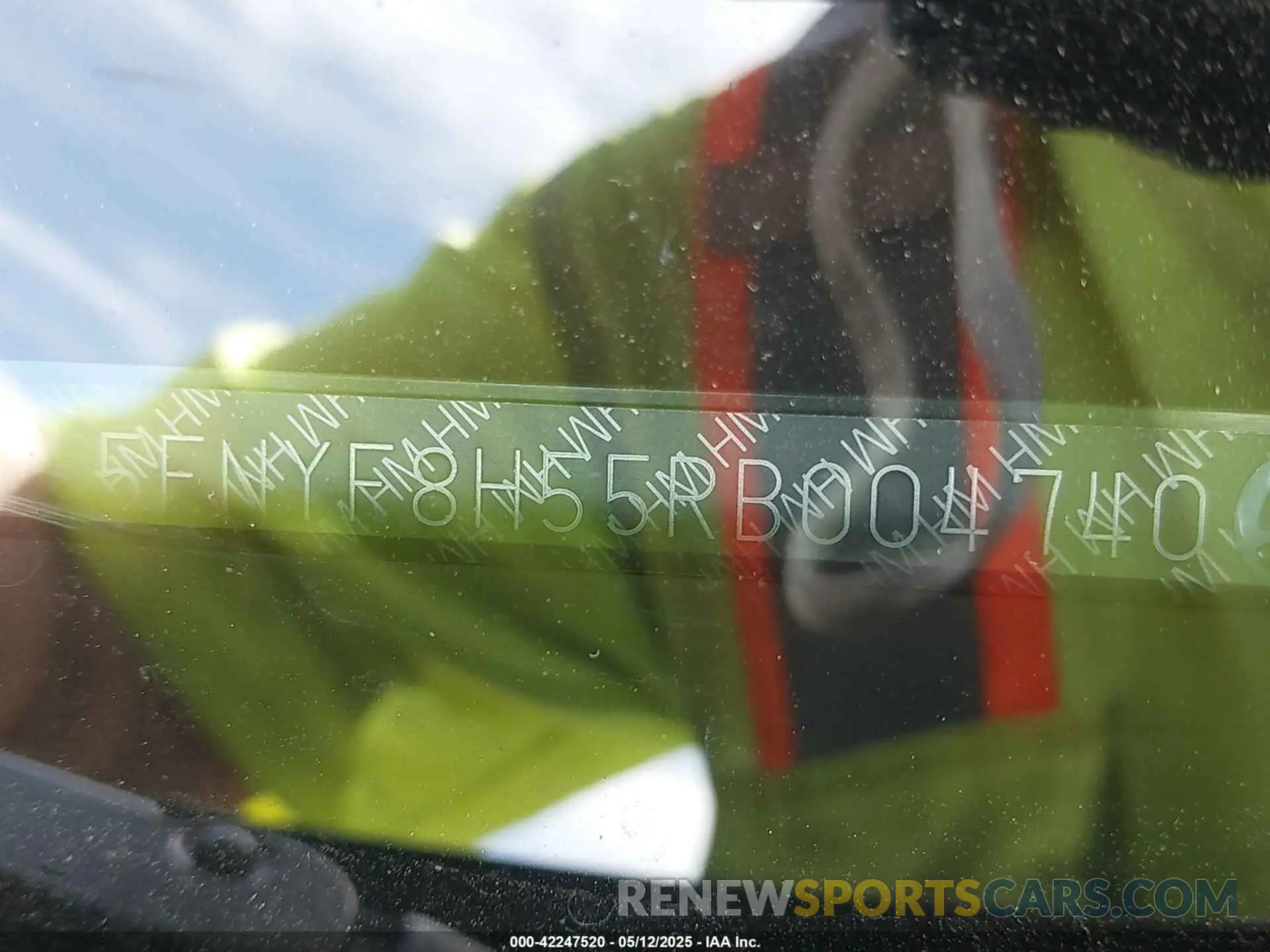 9 Photograph of a damaged car 5FNYF8H55RB004740 HONDA PASSPORT 2024