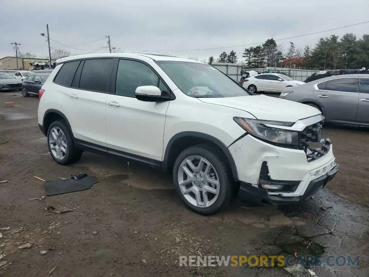 4 Photograph of a damaged car 5FNYF8H59RB011075 HONDA PASSPORT 2024