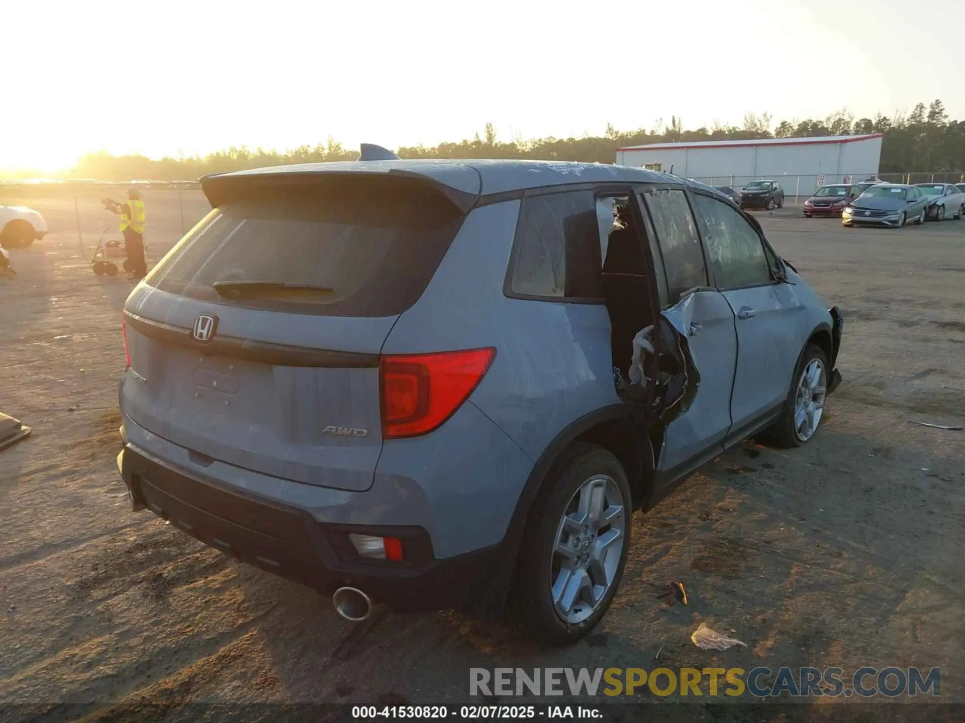 4 Photograph of a damaged car 5FNYF8H5XRB017807 HONDA PASSPORT 2024