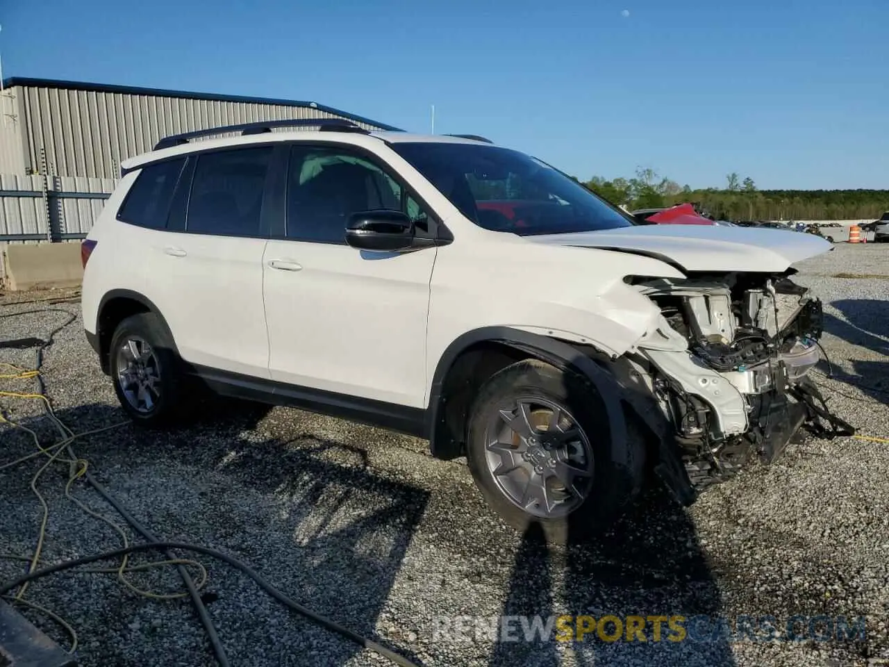 4 Photograph of a damaged car 5FNYF8H62RB004333 HONDA PASSPORT 2024