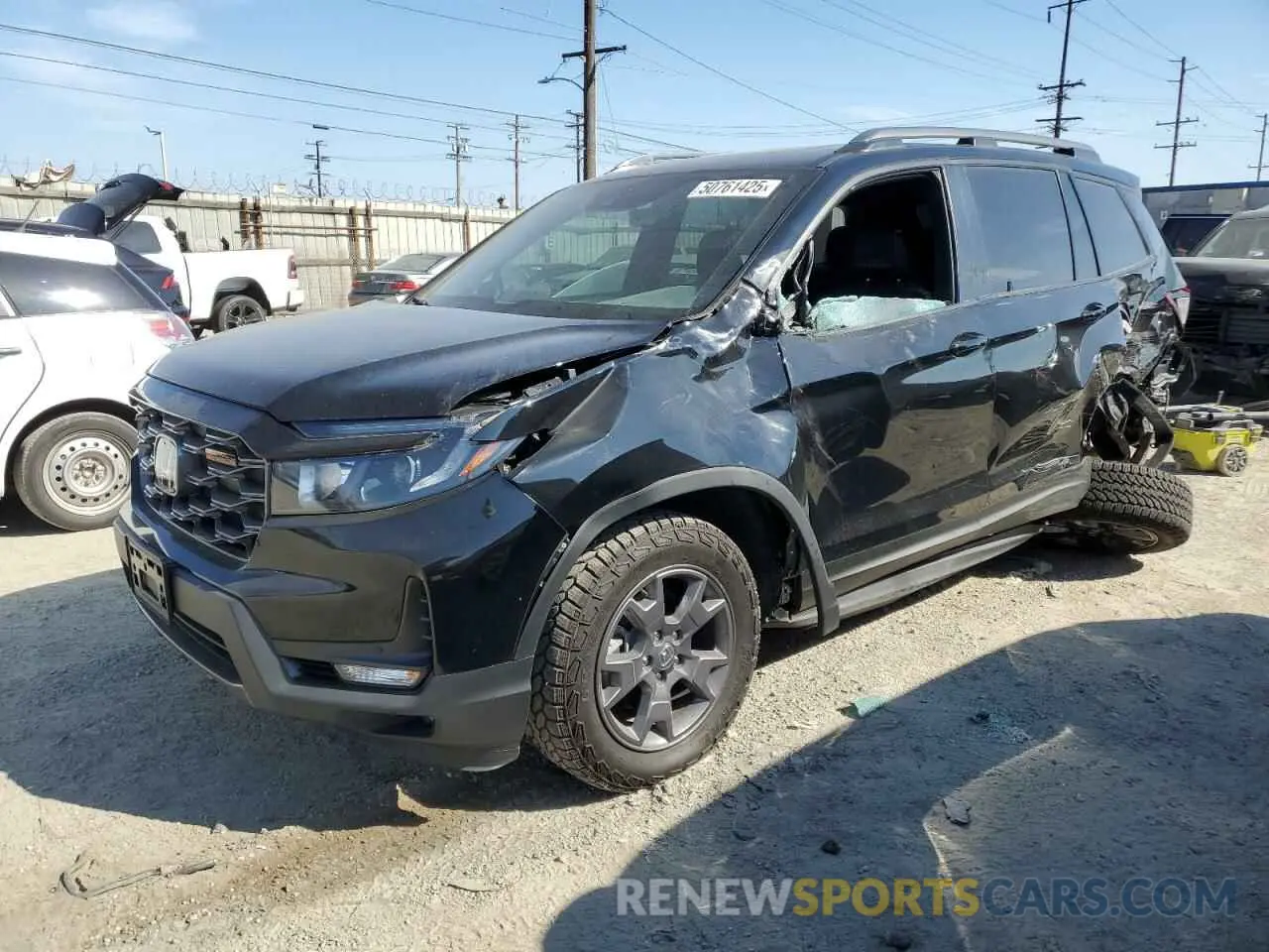 1 Photograph of a damaged car 5FNYF8H67RB010869 HONDA PASSPORT 2024