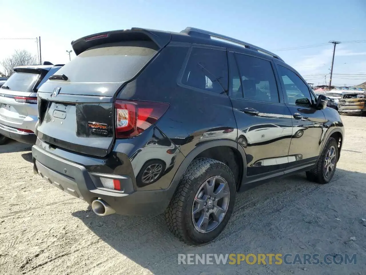 3 Photograph of a damaged car 5FNYF8H67RB010869 HONDA PASSPORT 2024