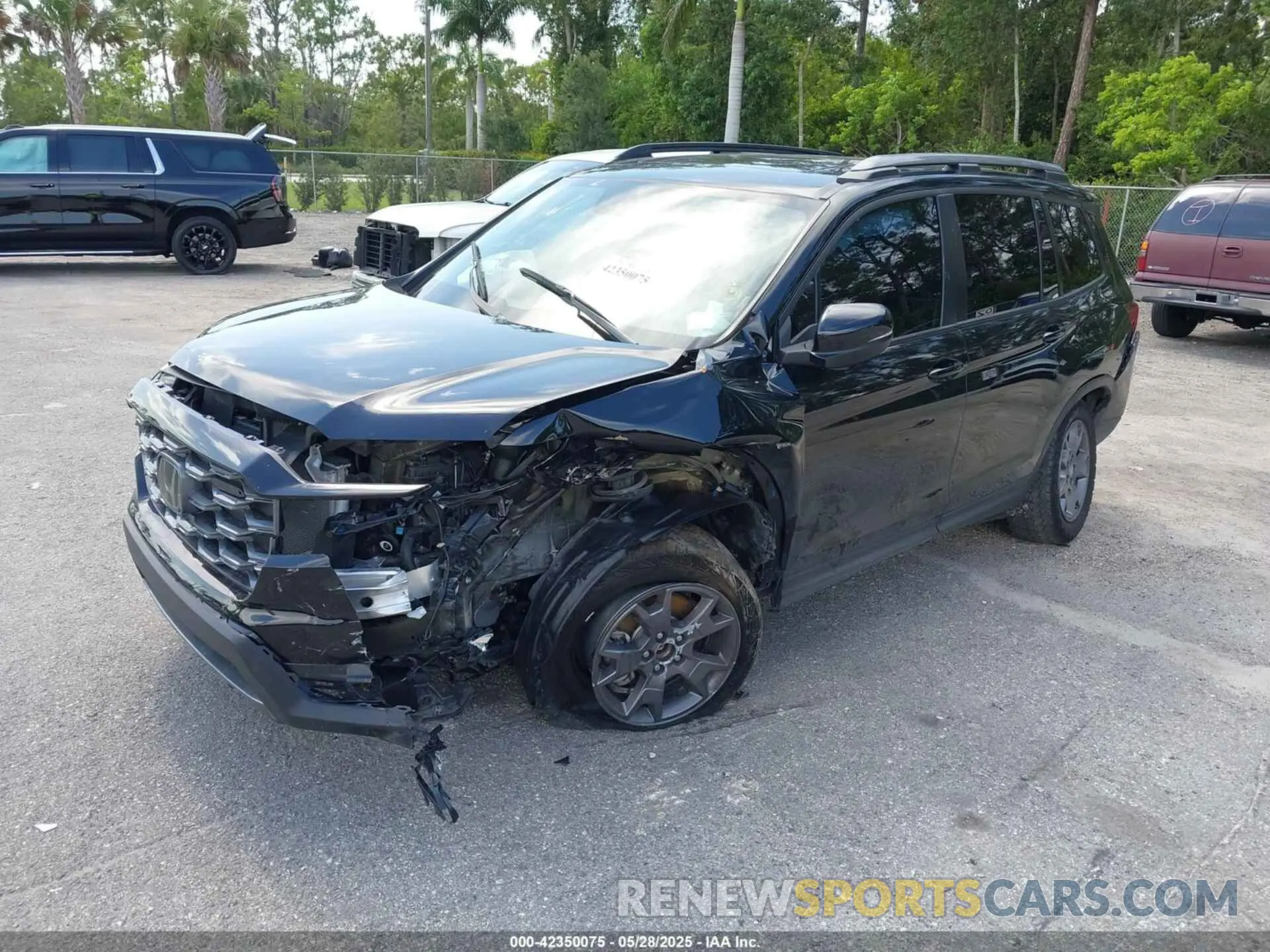 2 Photograph of a damaged car 5FNYF8H6XRB000224 HONDA PASSPORT 2024