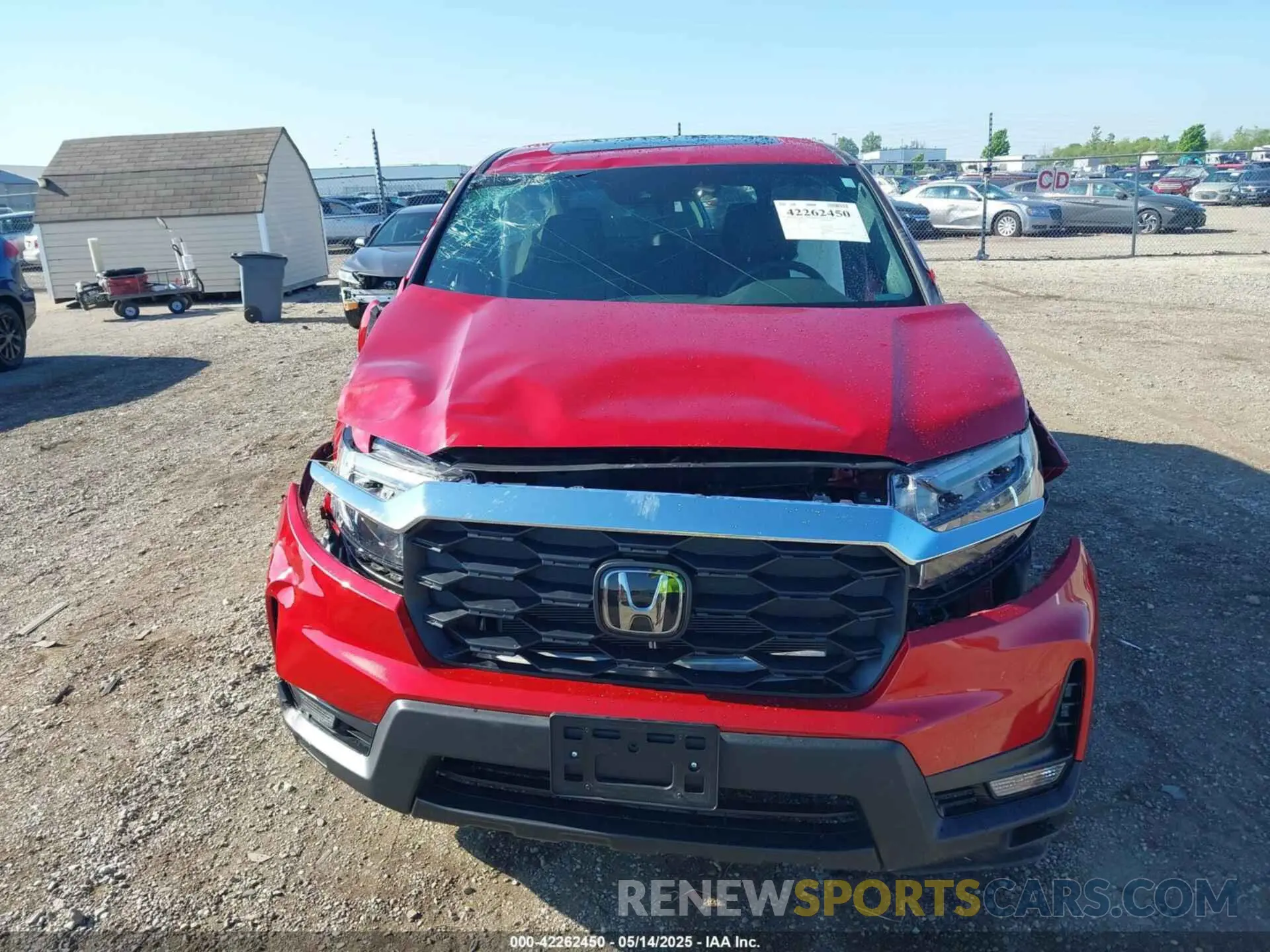 12 Photograph of a damaged car 5FNYF8H56SB001075 HONDA PASSPORT 2025