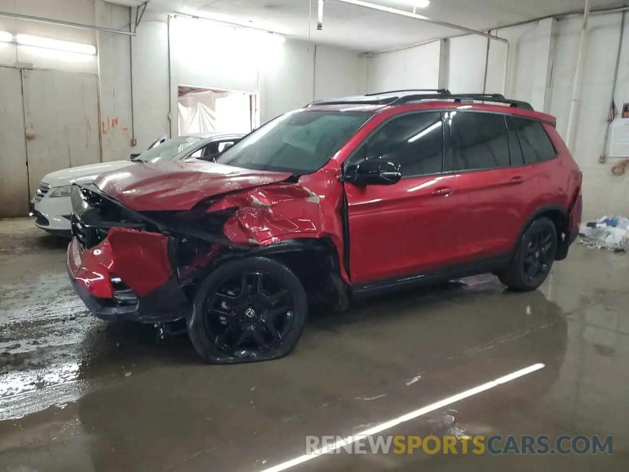 1 Photograph of a damaged car 5FNYF8H81RB018256 HONDA PASSPORT B 2024