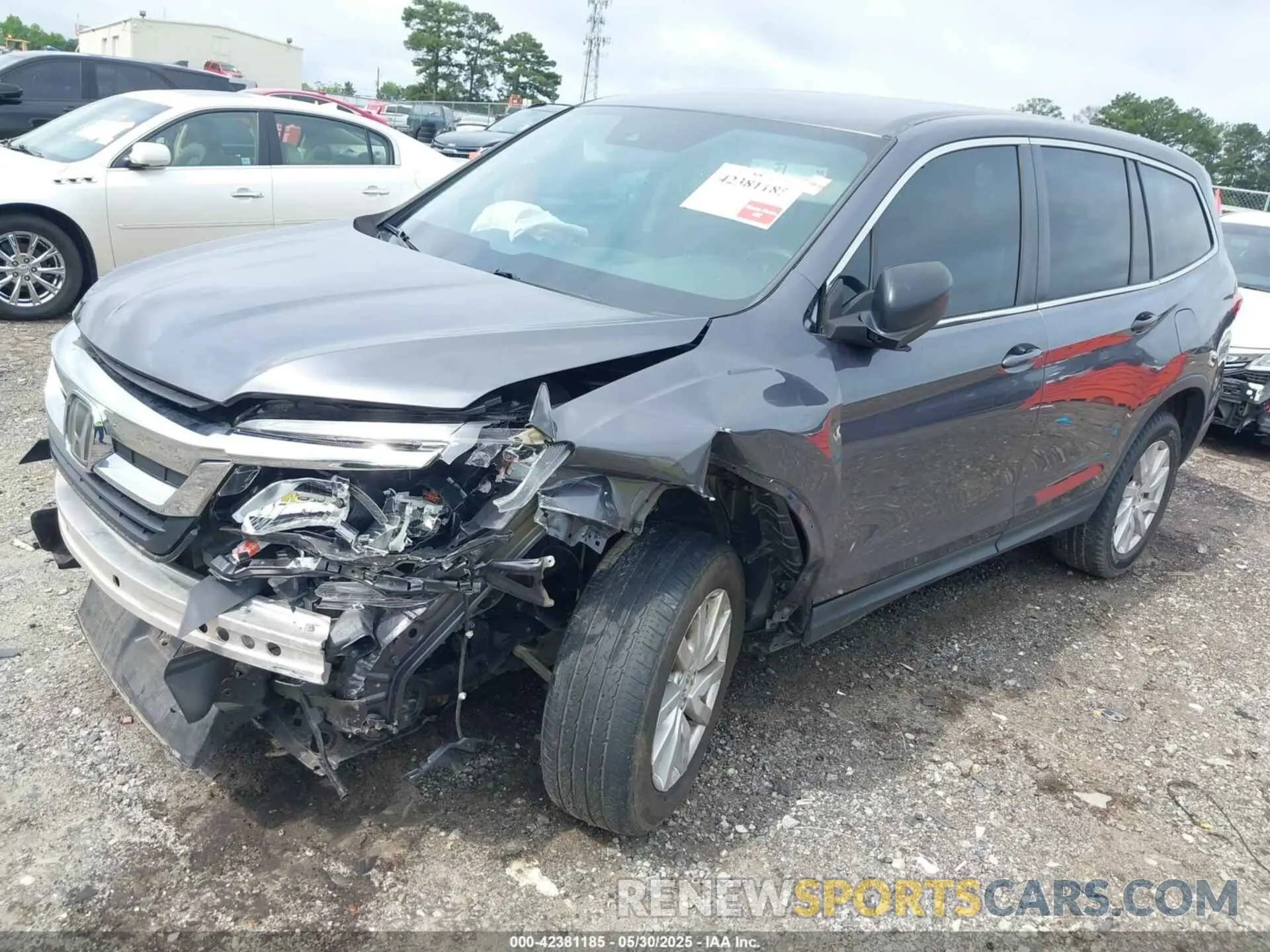 2 Photograph of a damaged car 5FNYF5H10KB028235 HONDA PILOT 2019