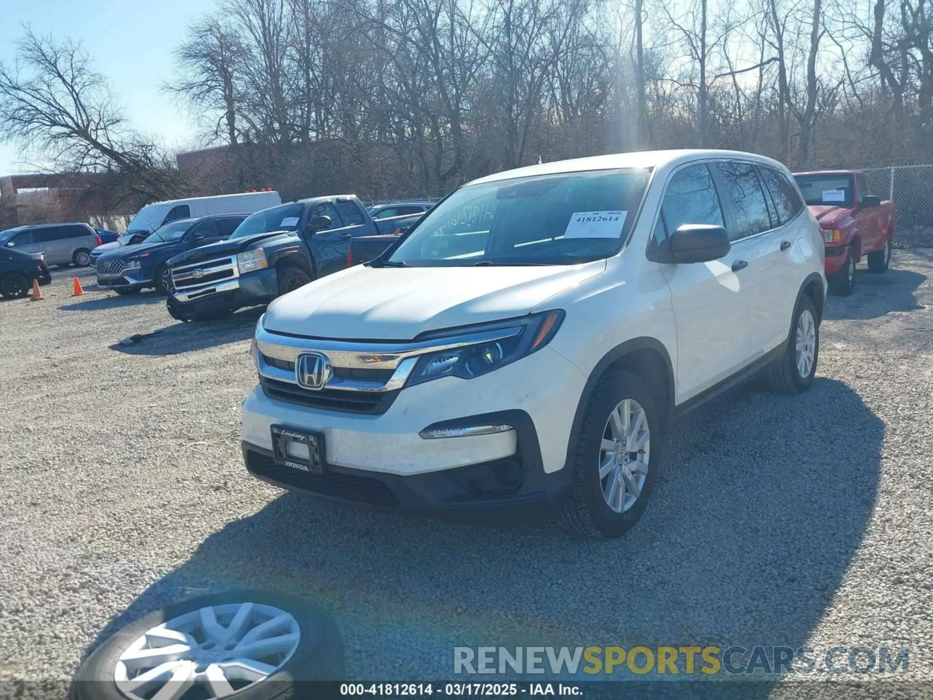 2 Photograph of a damaged car 5FNYF5H11KB006065 HONDA PILOT 2019