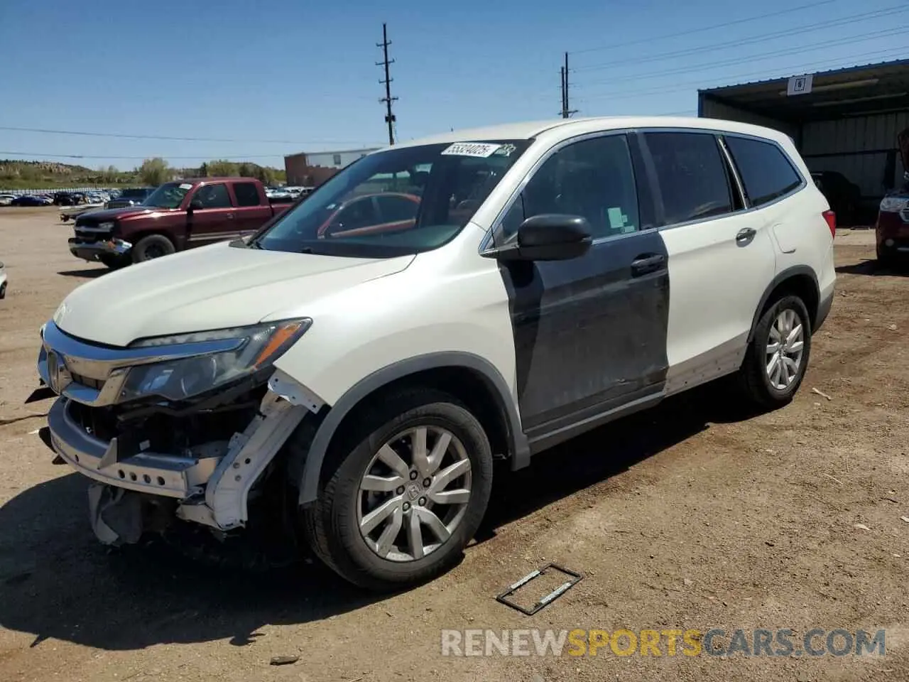 1 Photograph of a damaged car 5FNYF5H13KB024308 HONDA PILOT 2019