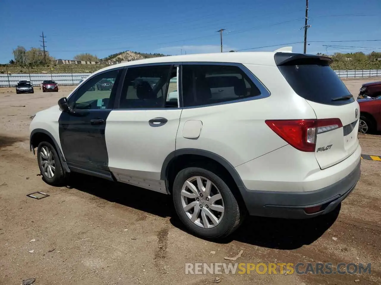 2 Photograph of a damaged car 5FNYF5H13KB024308 HONDA PILOT 2019