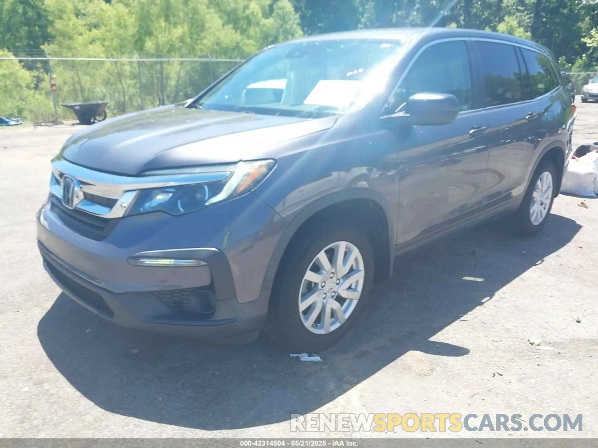 2 Photograph of a damaged car 5FNYF5H13KB044784 HONDA PILOT 2019