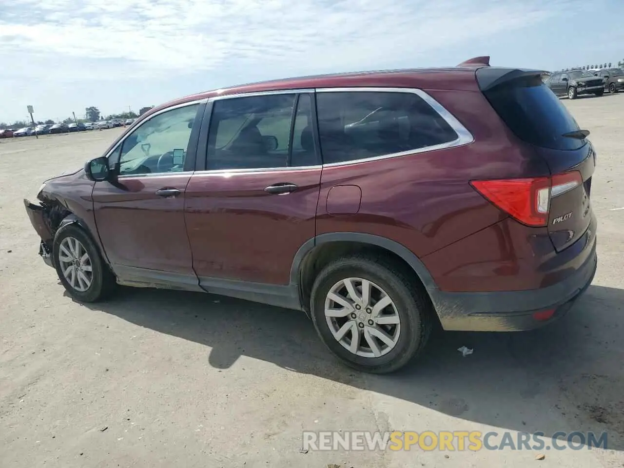 2 Photograph of a damaged car 5FNYF5H16KB031060 HONDA PILOT 2019