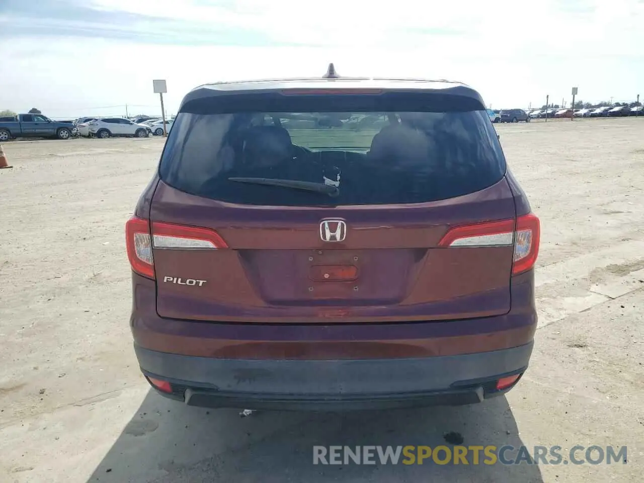 6 Photograph of a damaged car 5FNYF5H16KB031060 HONDA PILOT 2019