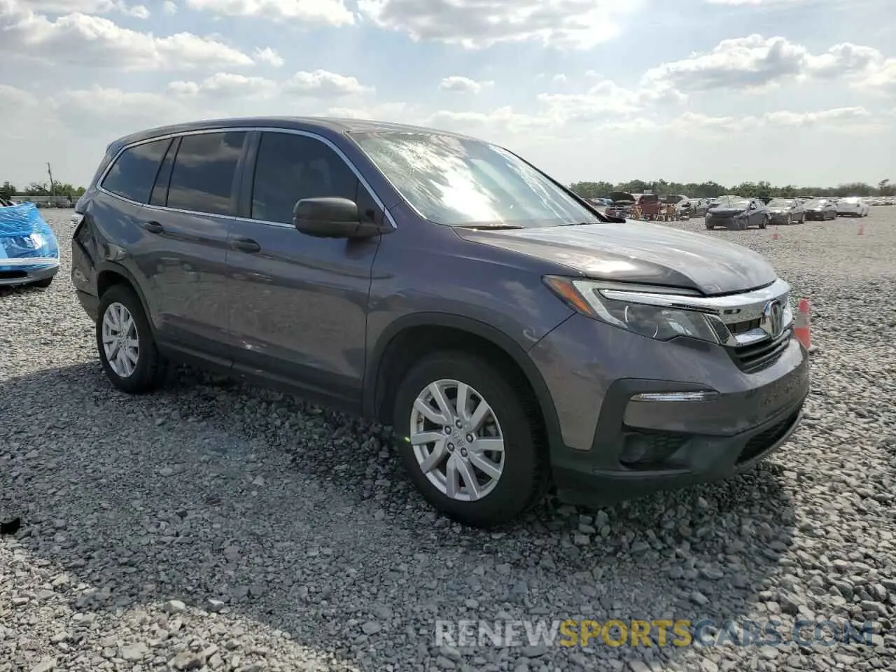 4 Photograph of a damaged car 5FNYF5H19KB016889 HONDA PILOT 2019