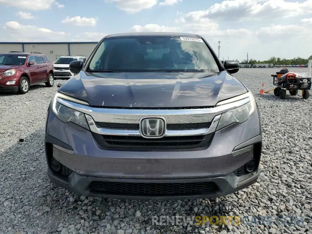 5 Photograph of a damaged car 5FNYF5H19KB016889 HONDA PILOT 2019