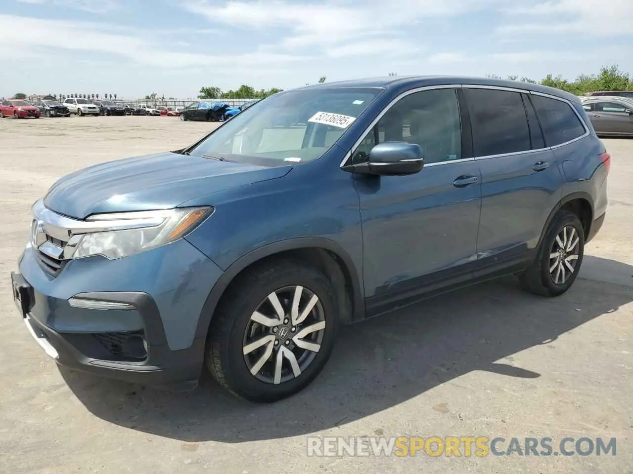 1 Photograph of a damaged car 5FNYF5H31KB036300 HONDA PILOT 2019