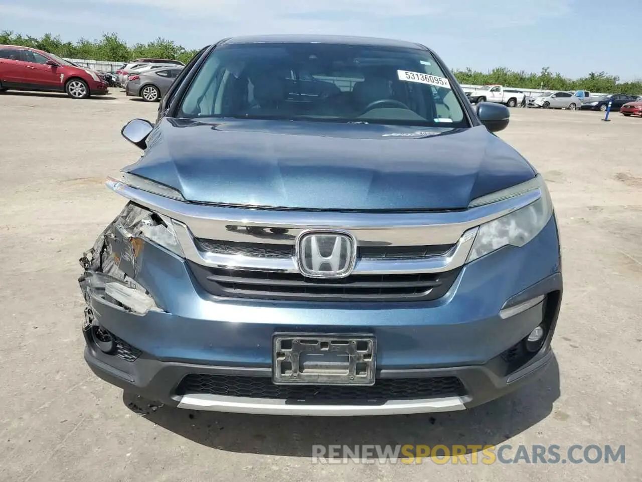 5 Photograph of a damaged car 5FNYF5H31KB036300 HONDA PILOT 2019