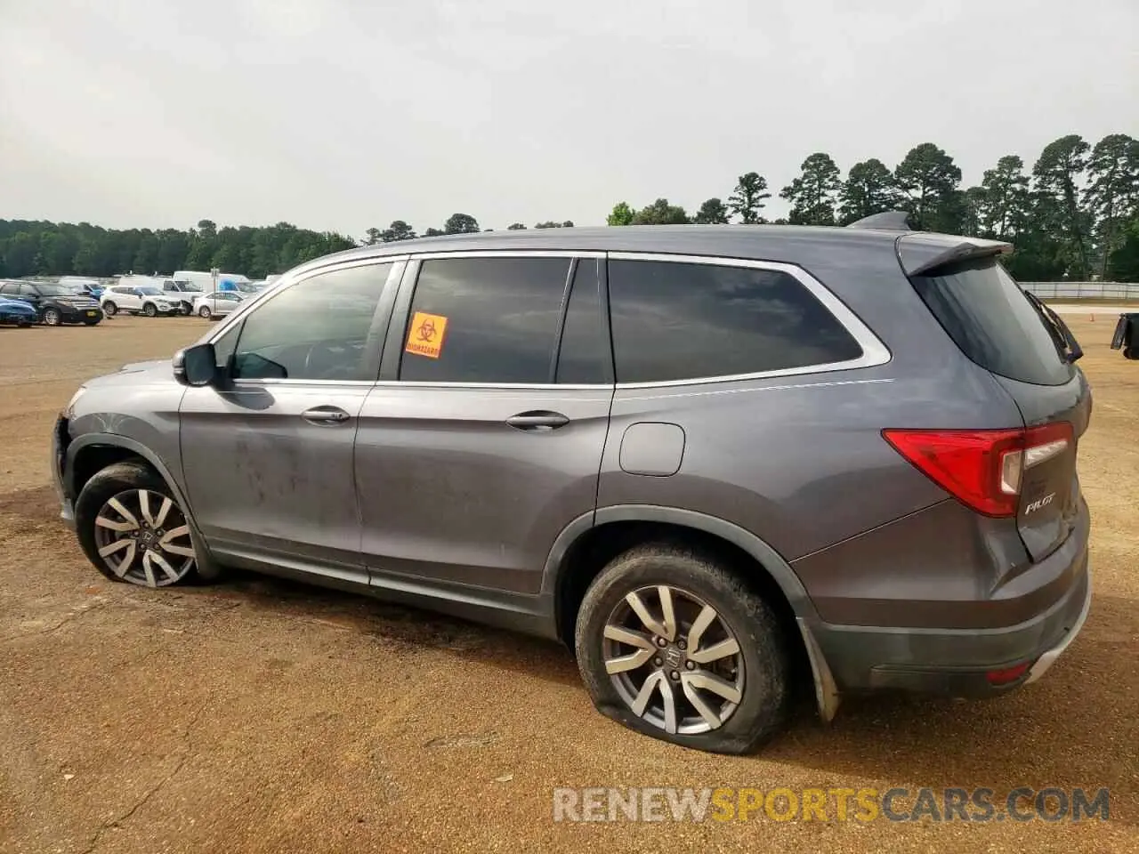2 Photograph of a damaged car 5FNYF5H34KB028496 HONDA PILOT 2019