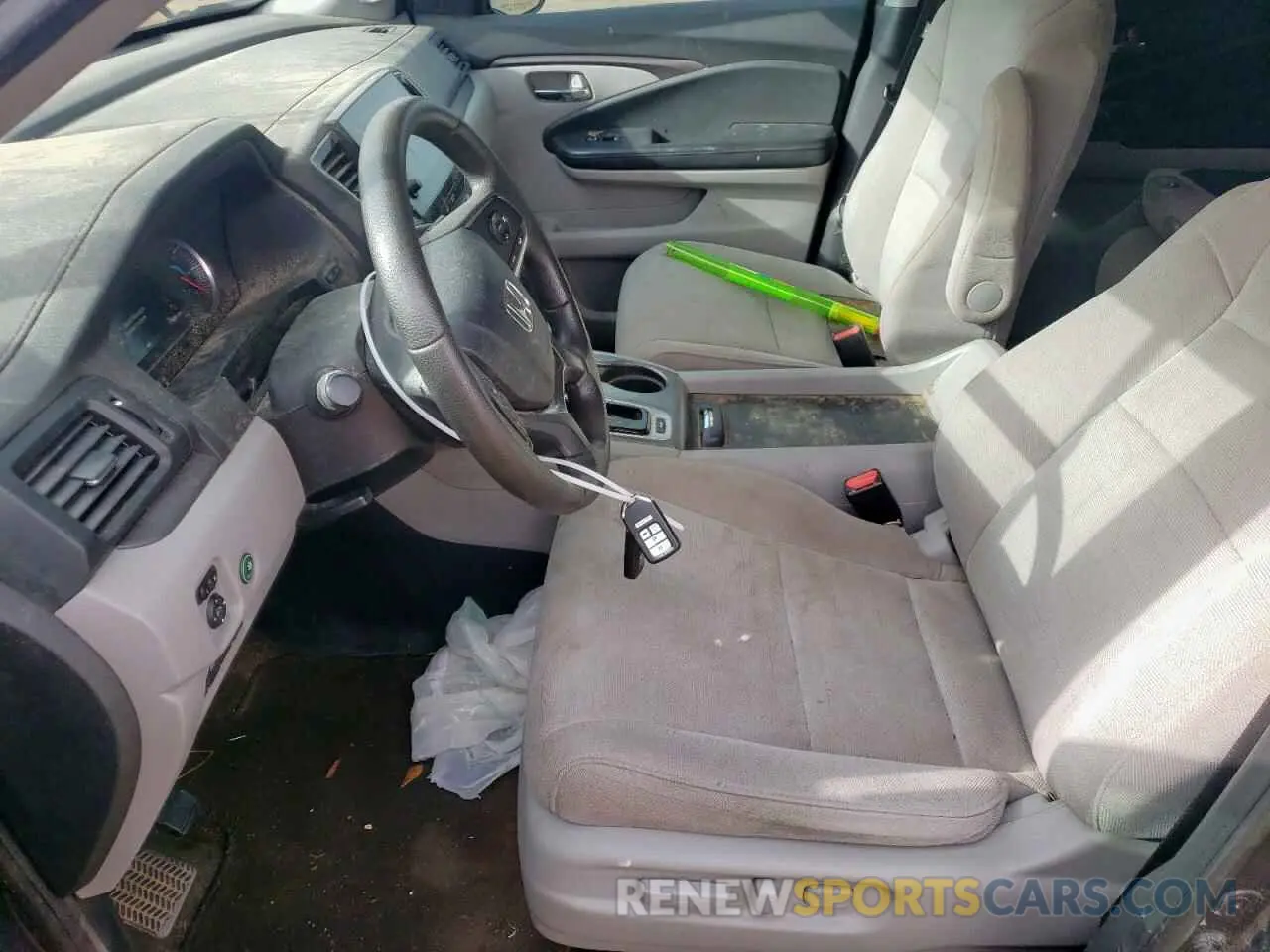 7 Photograph of a damaged car 5FNYF5H34KB028496 HONDA PILOT 2019