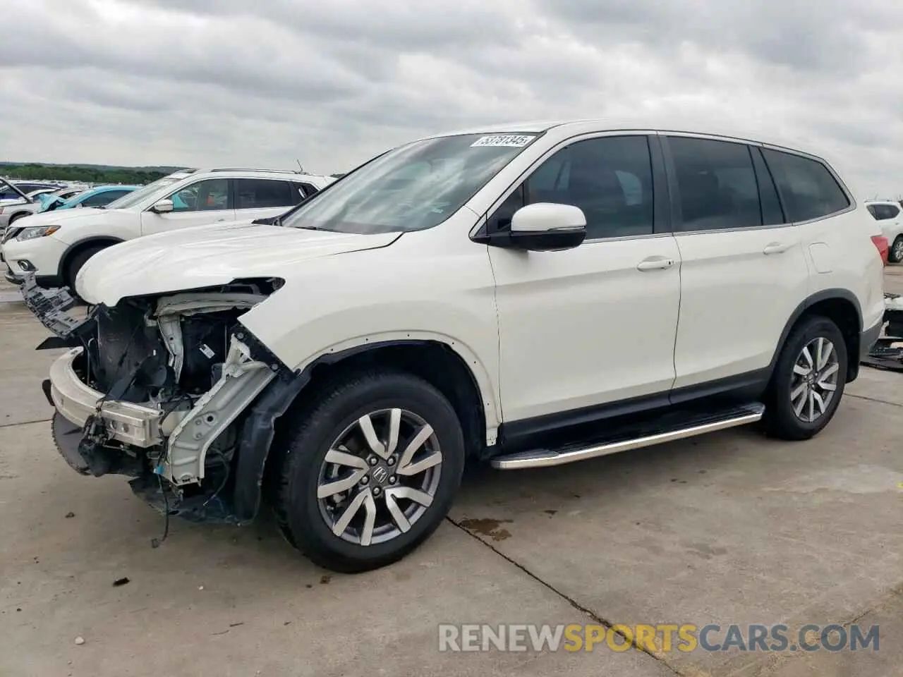 1 Photograph of a damaged car 5FNYF5H38KB029120 HONDA PILOT 2019