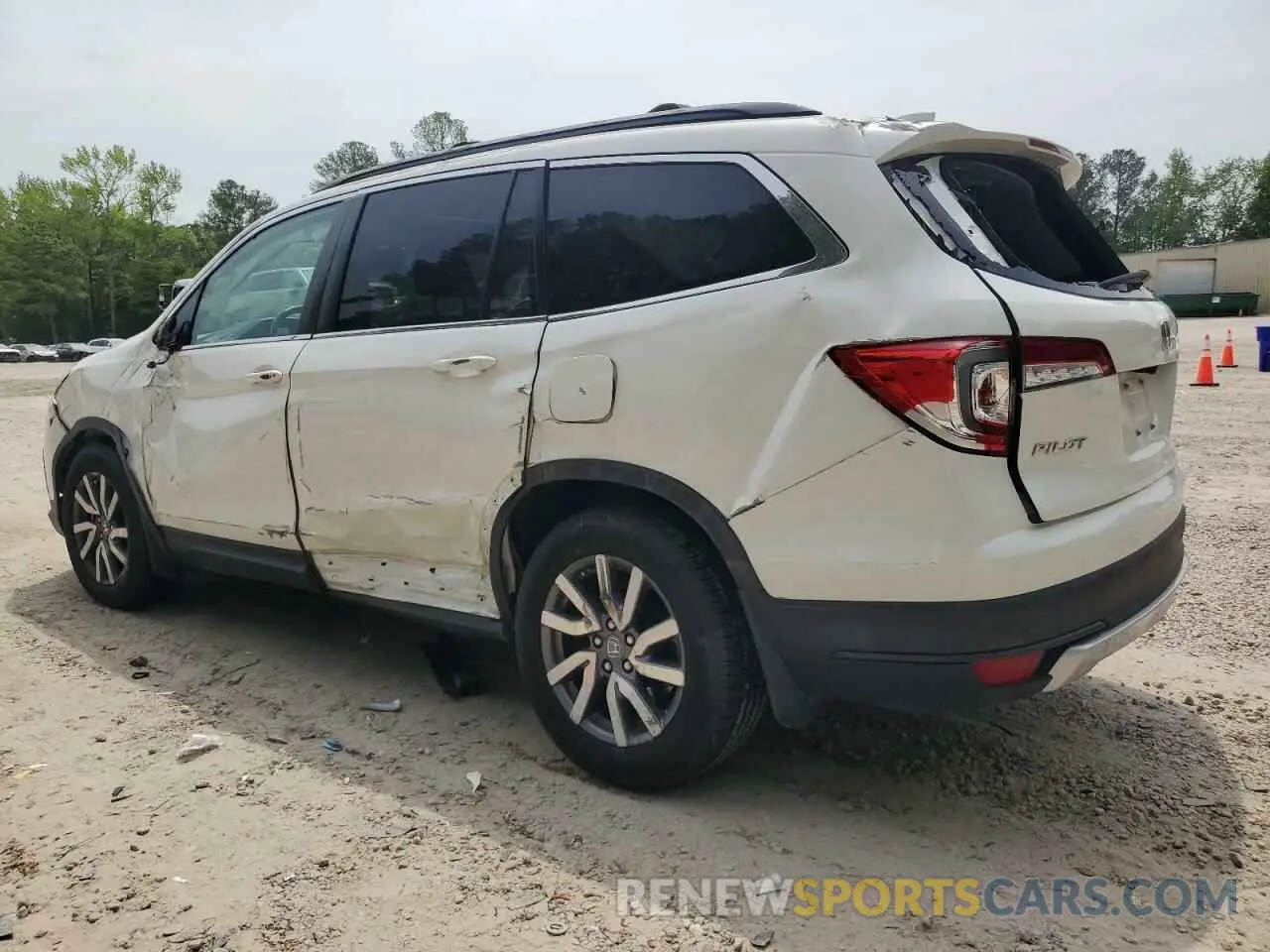 2 Photograph of a damaged car 5FNYF5H4XKB022940 HONDA PILOT 2019