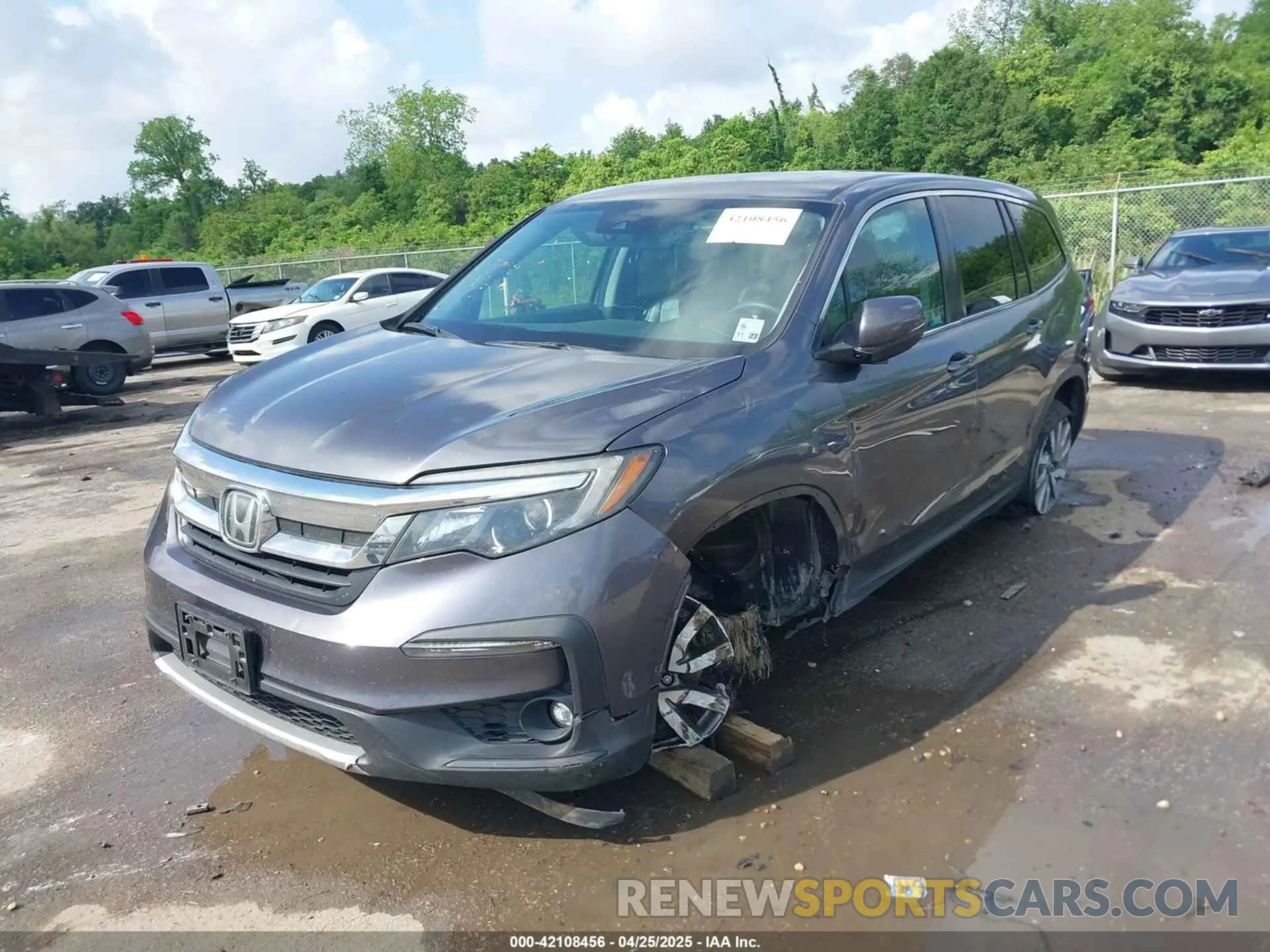 2 Photograph of a damaged car 5FNYF5H52KB039336 HONDA PILOT 2019