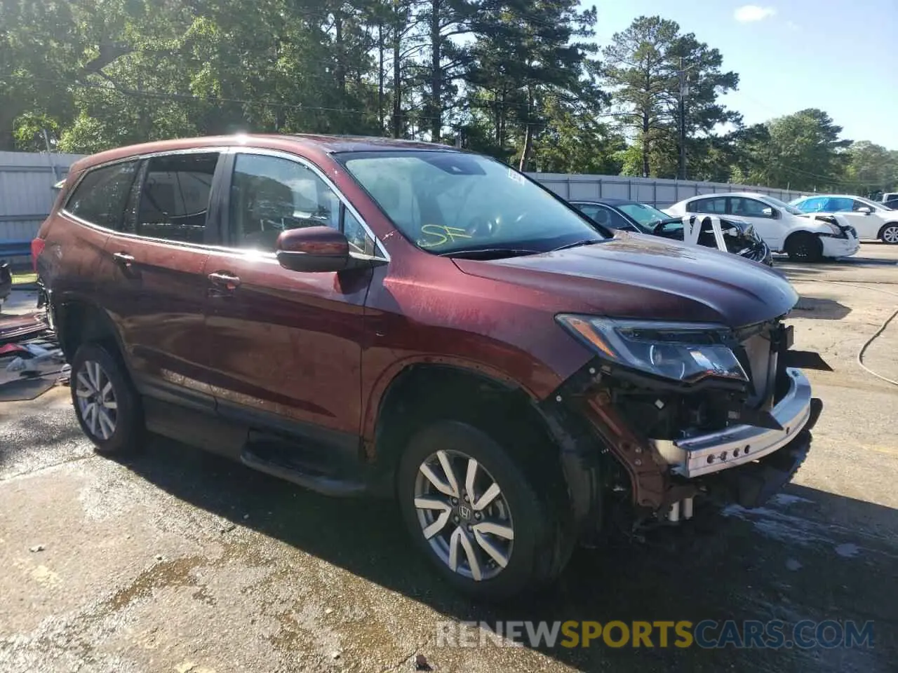 4 Photograph of a damaged car 5FNYF5H53KB024442 HONDA PILOT 2019