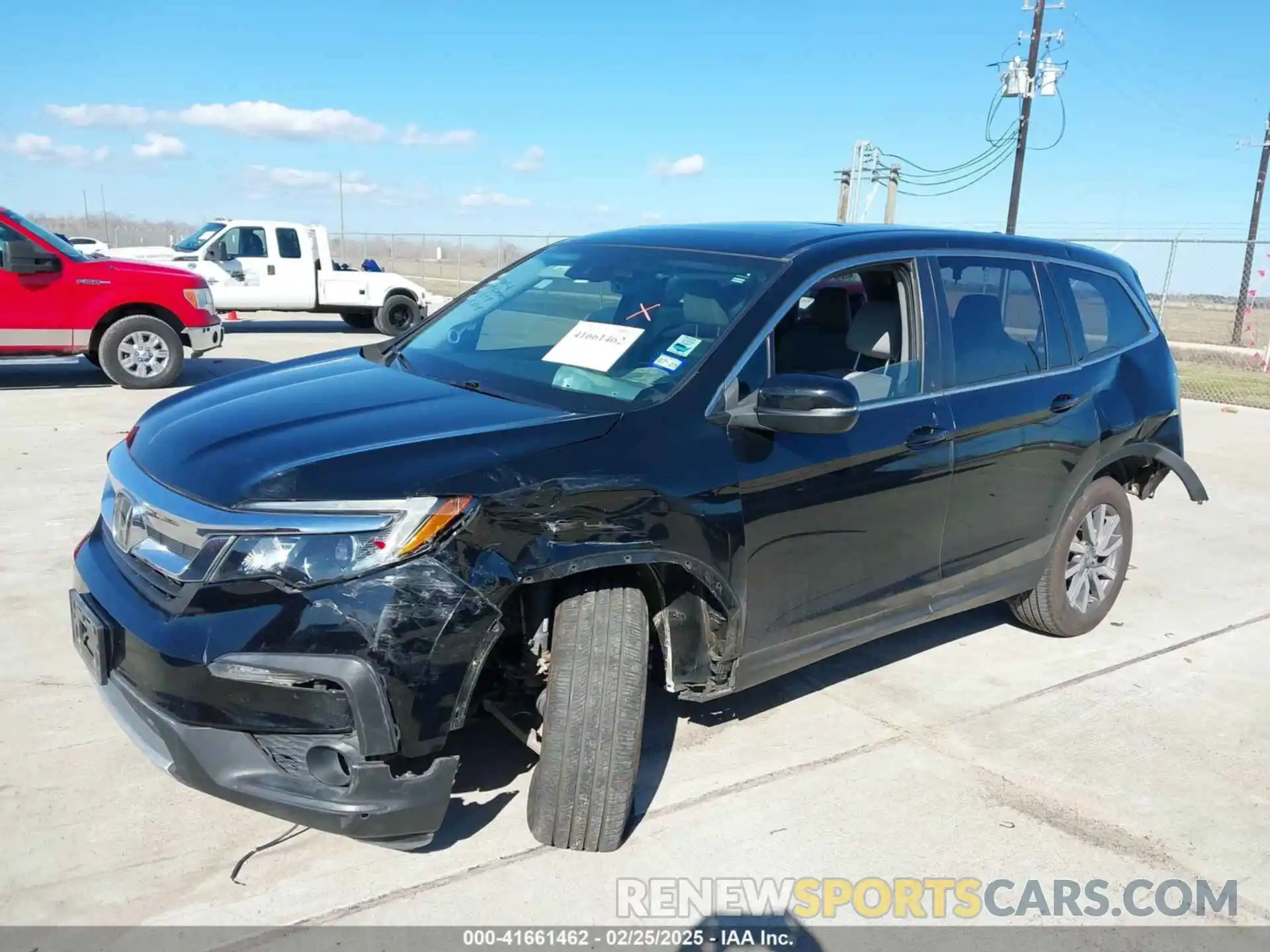 2 Photograph of a damaged car 5FNYF5H53KB031522 HONDA PILOT 2019