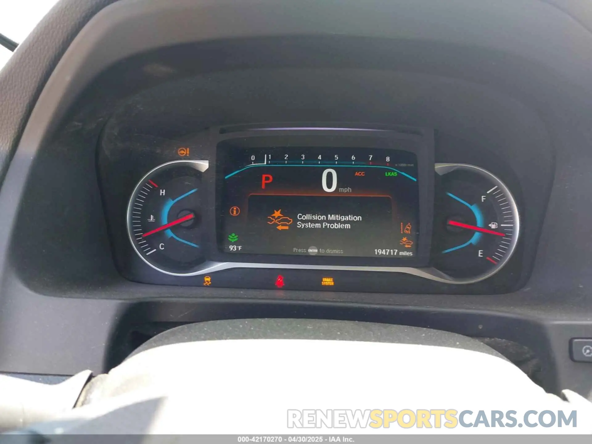 7 Photograph of a damaged car 5FNYF5H54KB018519 HONDA PILOT 2019