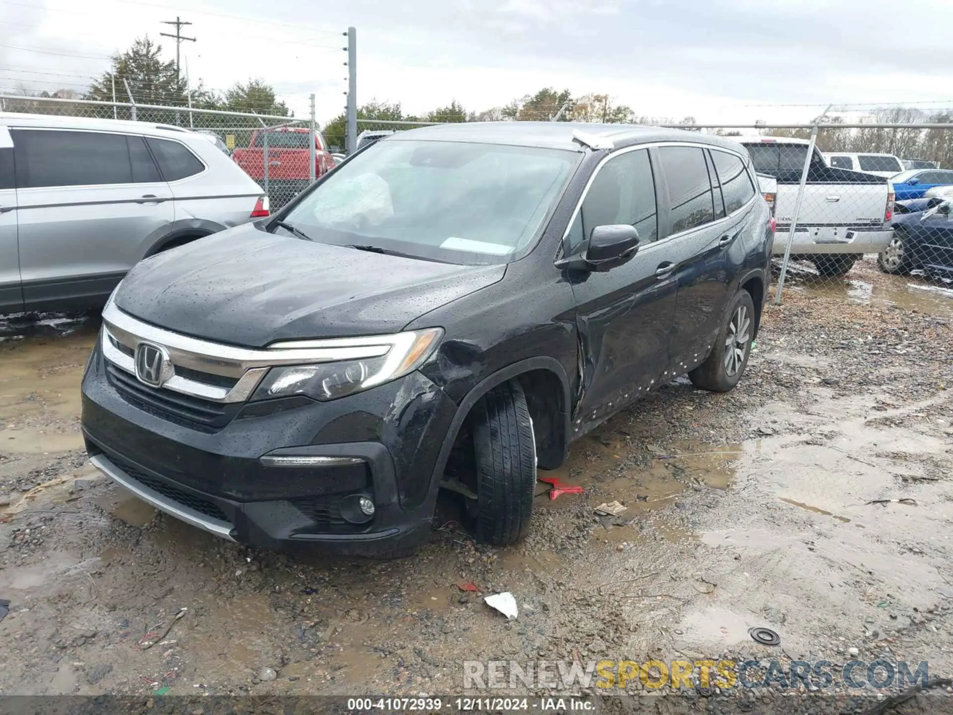 2 Photograph of a damaged car 5FNYF5H56KB016304 HONDA PILOT 2019